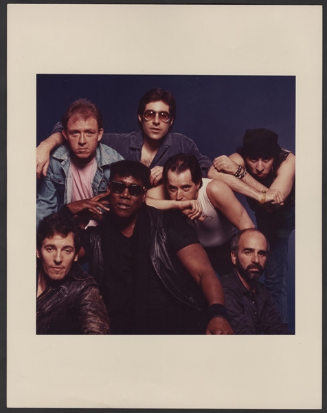 Bruce Springsteen & The E Street Band Original Annie Leibowitz "Born In The U.S.A." 11 x 14 Outtake Photograph
