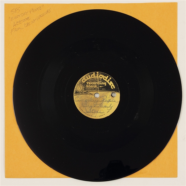 Sly & The Family Stone Original "Everyday People" Acetate