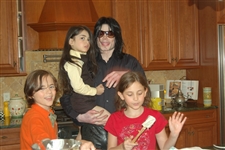 Michael Jacksons Personal 50th Birthday Original Family Photograph