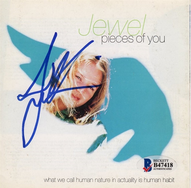 Jewel Signed  "Pieces of You" C.D.  Insert