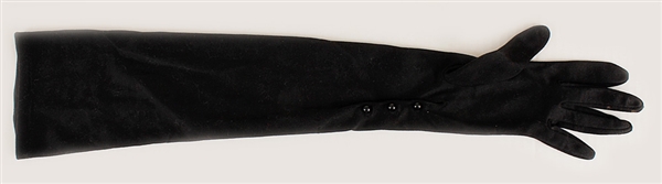 Prince Owned and Stage Worn Long Black Glove