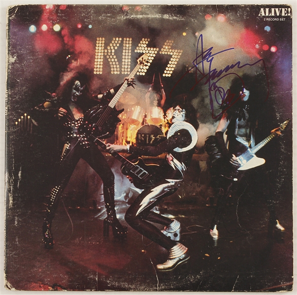Ace Frehley Signed "KISS - Alive!" Album