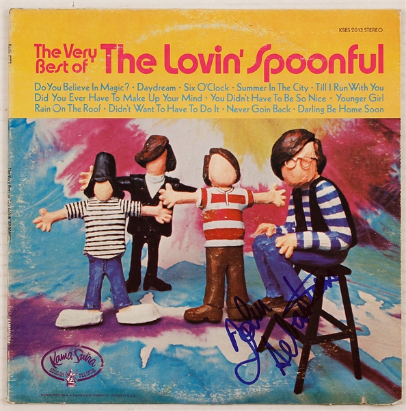 John Sebastian Signed "The Very Best of the Lovin Spoonful" Album