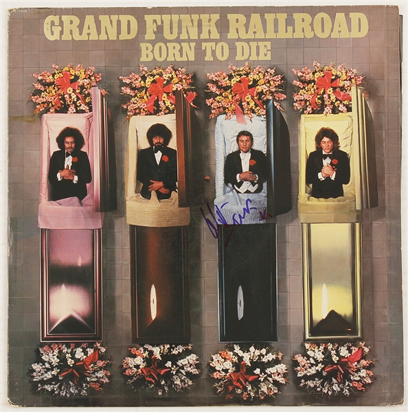 Mark Farner Signed Grand Funk Railroad "Born To Die" Album