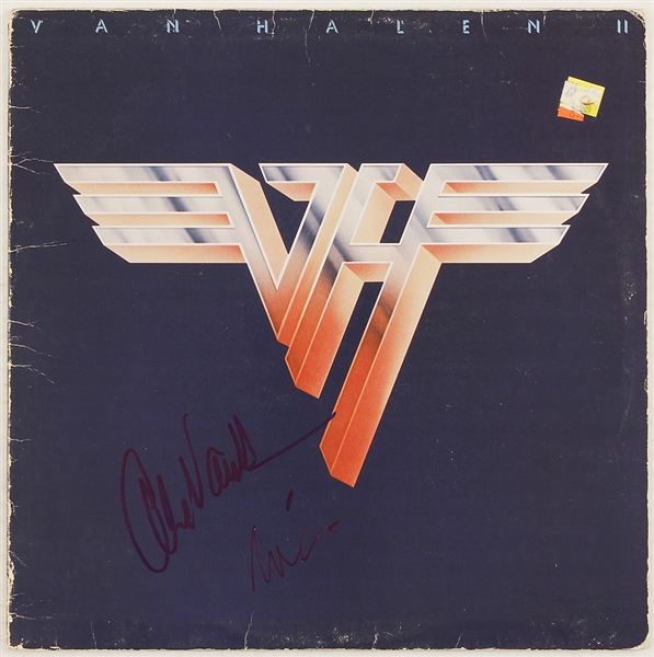 Eddie and Alex Van Halen Signed "Van Halen II" Album