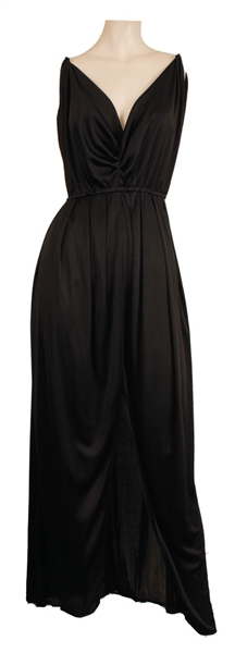 Janet Jackson Owned & Worn Long Black Sleeveless Dress