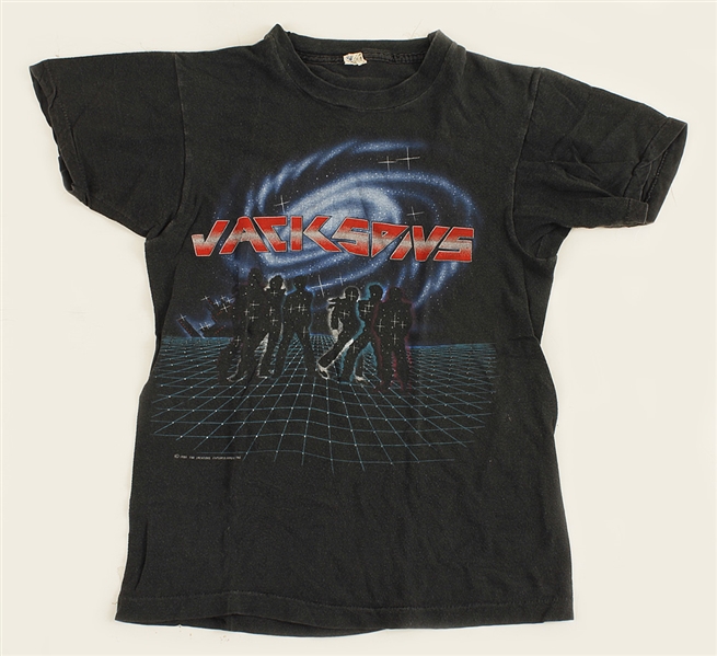 Michael Jackson Owned & Worn Jacksons Concert T-Shirt