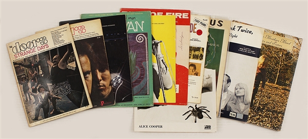 Collection of Songbooks and Sheet Music featuring The Doors, The Allman Brothers Band and More