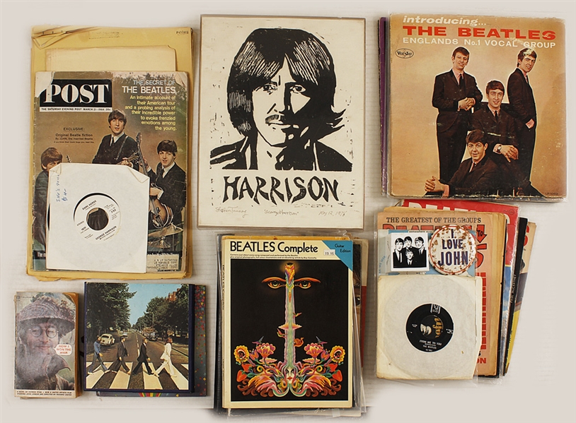 Large Beatles Memorabilia Archive