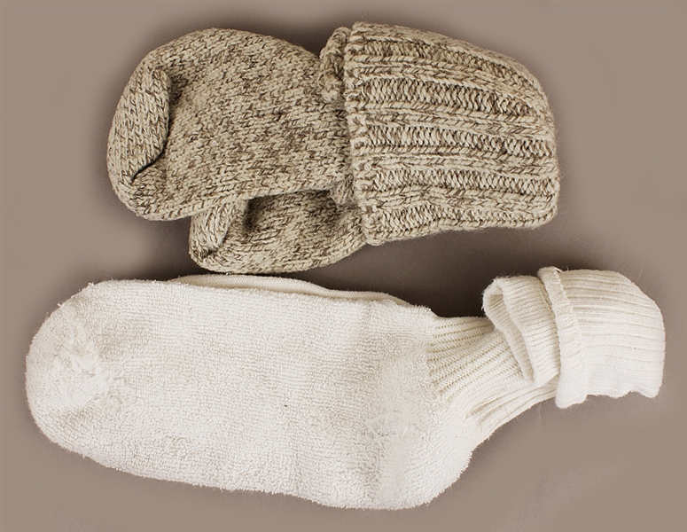 Michael Jackson Owned and Worn Socks (Two Pairs)