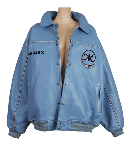Alicia Keys "How Come You Dont Call Me Anymore" Video Worn Custom Blue Leather 2002 Tour Jacket 