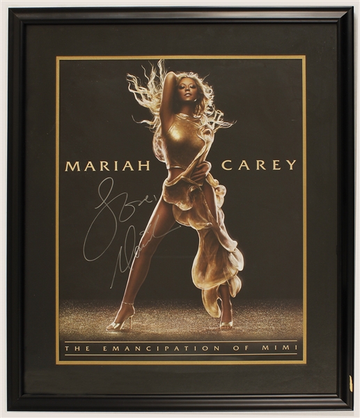Mariah Carey Signed "The Emancipation of Mimi" Original Promotional Poster