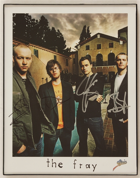 The Fray Signed Photograph