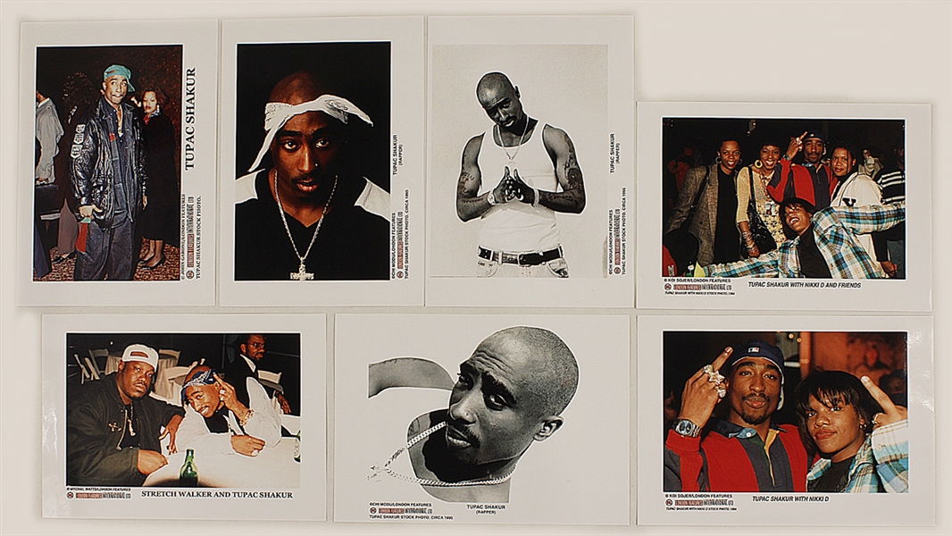 Tupac Shakur Original Publicity Photographs