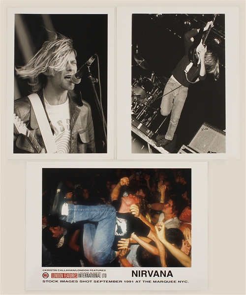 Nirvana Original Stamped Photographs