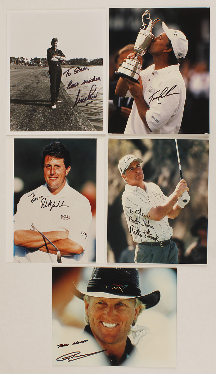 Lot Detail - Golf Legends Signed Photographs