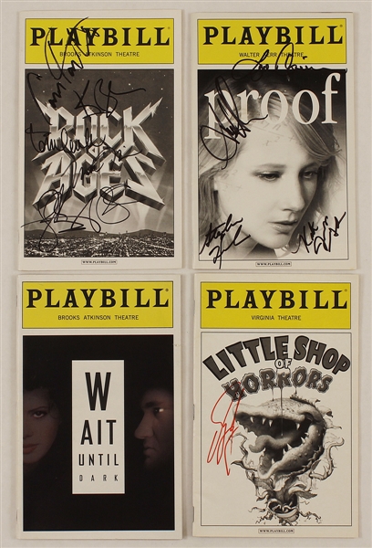 Broadway Shows Cast Signed Playbills
