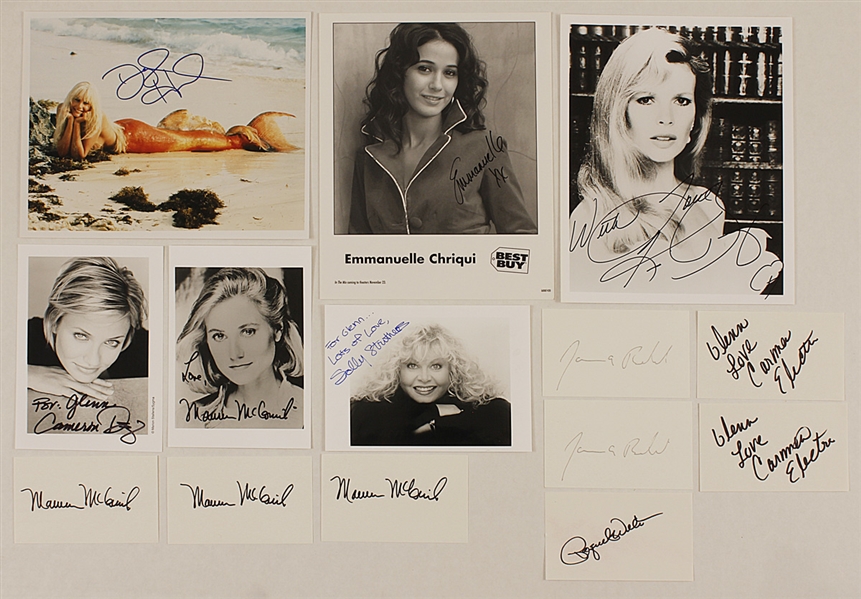 Female Actresses Signed Photographs and Cards