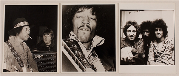 Jimi Hendrix Original Stamped Photographs