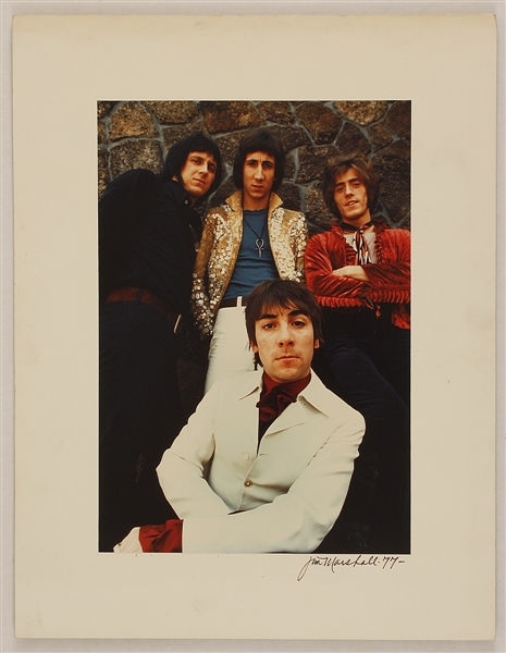 The Who Original Jim Marshall Signed, Dated & Stamped Photograph