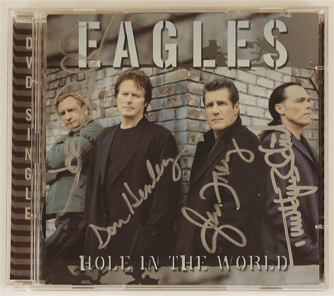 Eagles Signed "Hole in the World" C.D. Insert