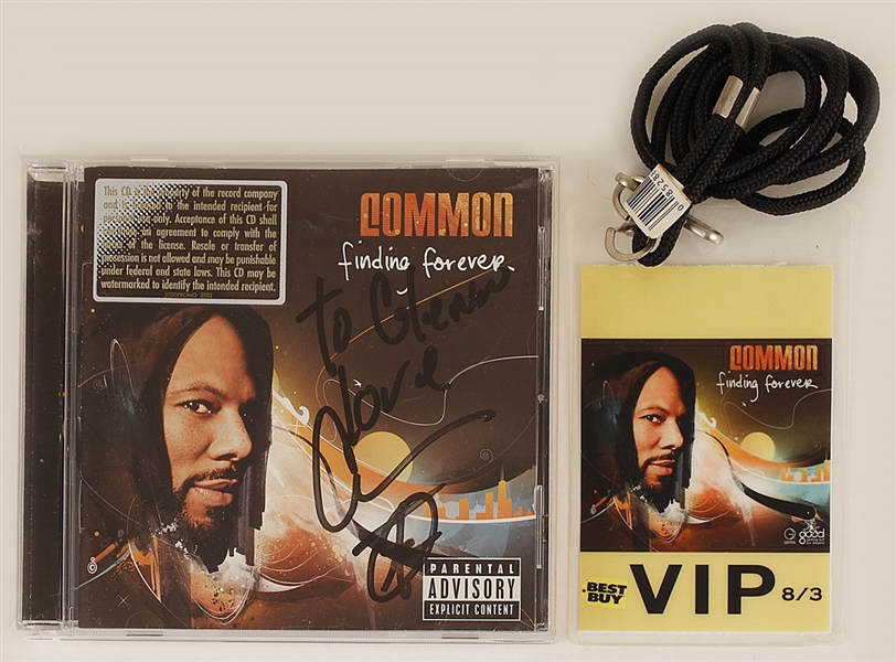 Common Signed "Finding Forever" C.D. Insert and VIP Appearance Pass