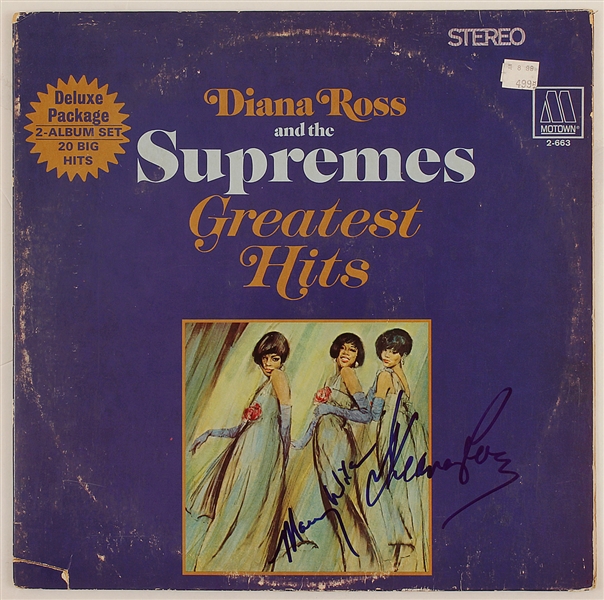 Diana Ross and Mary Wilson Signed Supremes "Greatest Hits" Album