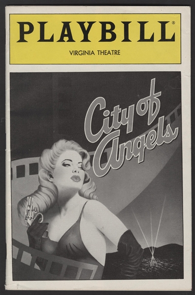 Madonna Personally Owned Original "City of Angels" Broadway Show Playbill