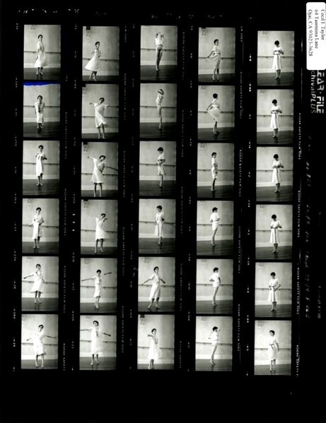 Madonna Original Earliest Known Nude Cecil Taylor Contact Sheet