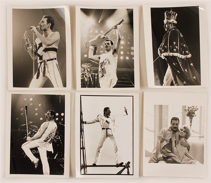 Queen Original Stamped Photographs (25) Featuring Photographers Neal Preston and Simon Fowler