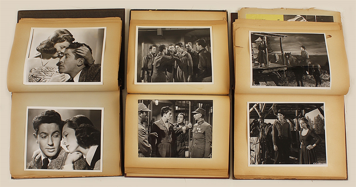 Farley Grangers Personally Owned Original Photograph Scrapbooks Spanning His Career