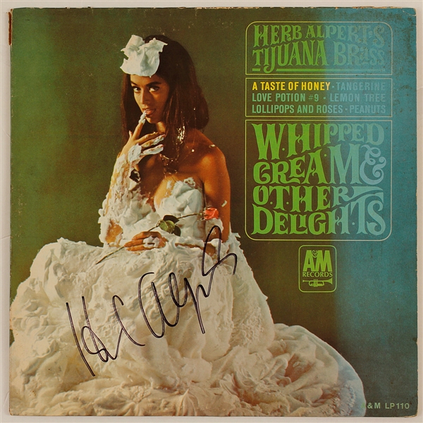 Herb Alpert Signed "Whipped Cream" Album