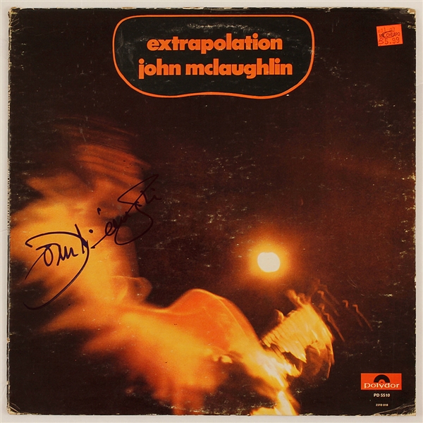 John McLaughlin Signed "Extrapolation" Album