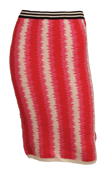 Beyoncé Instagram Worn Top Shop Striped Skirt