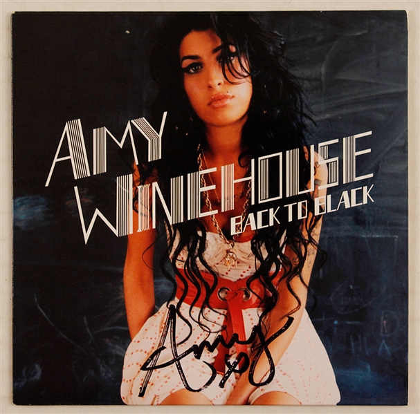 Amy Winehouse Signed "Back to Black" C.D.