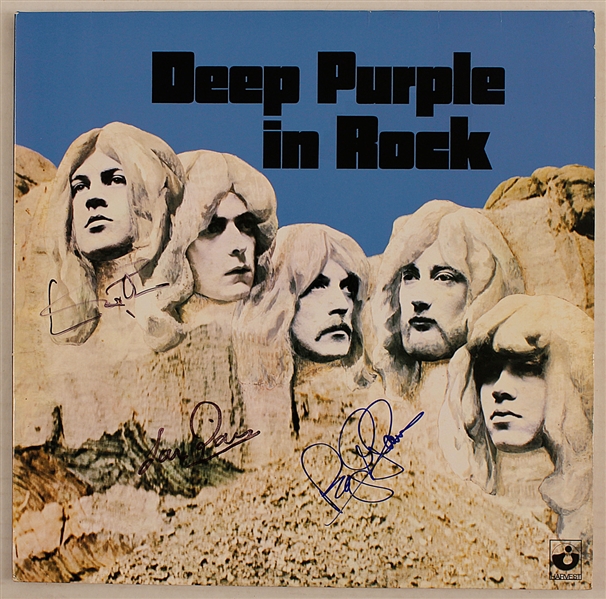 Deep Purple Signed "Deep Purple in Rock" Album