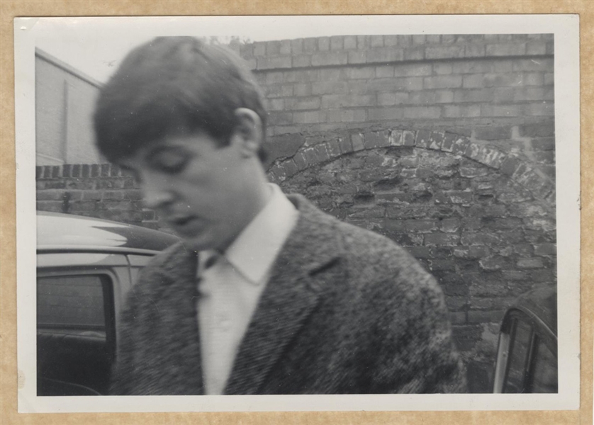 Paul McCartney Early Original Snapshot Photograph