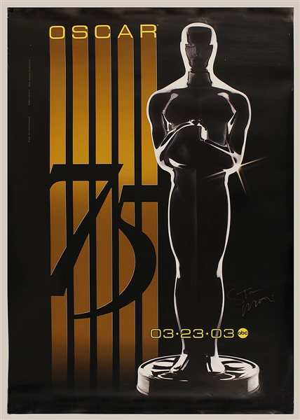 Steve Martin Signed Original Academy Awards 75th Anniversary Oscars Poster 