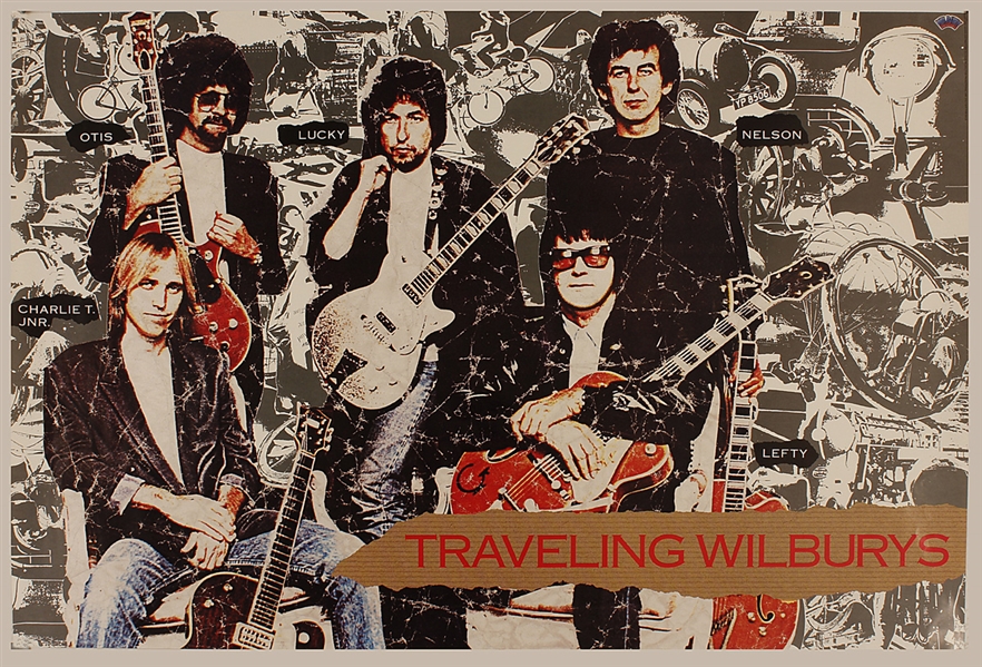 Traveling Wilburys Original Promotional Poster