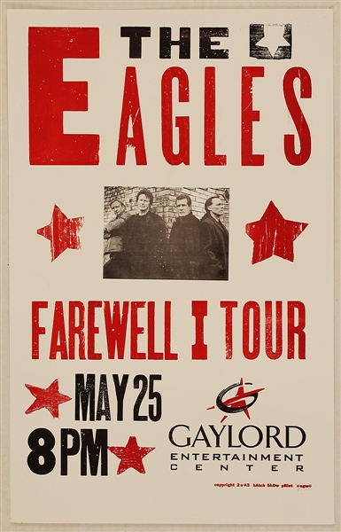 Eagles Farewell I Tour Original 2003 Concert Poster