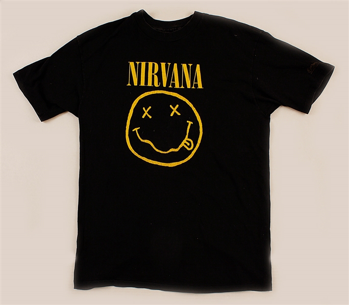 Nirvana "Nevermind" Rare First Promotional T-Shirt Given Only To Geffen Records Employees