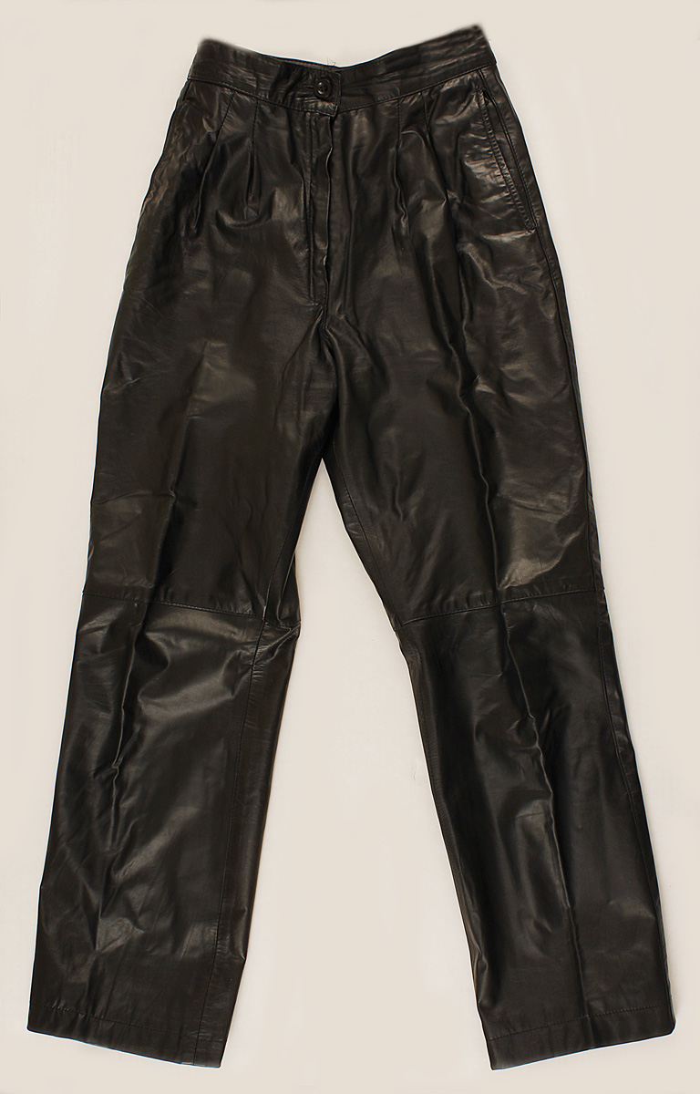 Lot Detail - Michael Jackson Owned and Worn Black Leather Pants