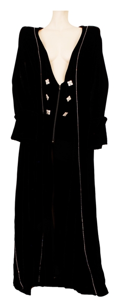 Hearts Ann Wilson Owned & Stage Worn Custom Black Velvet Dress