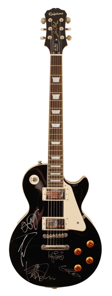 Stone Temple Pilots Signed Black Epiphone Guitar
