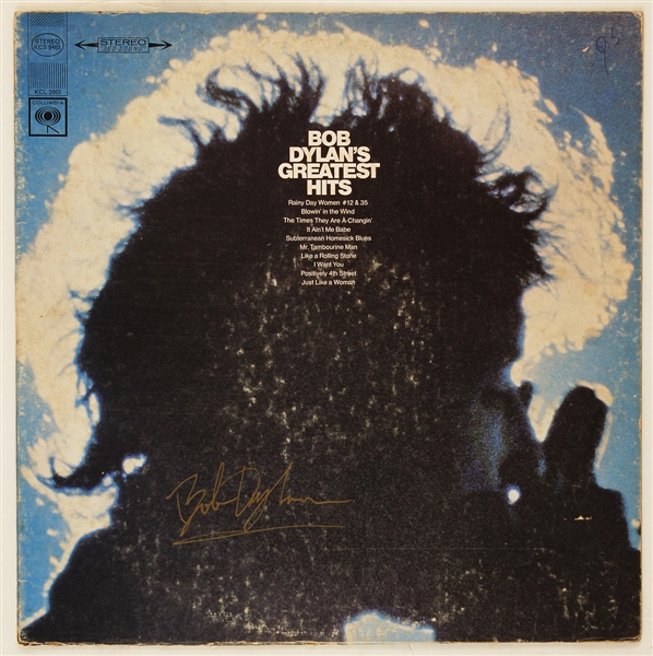 Bob Dylan Signed "Greatest Hits" Album