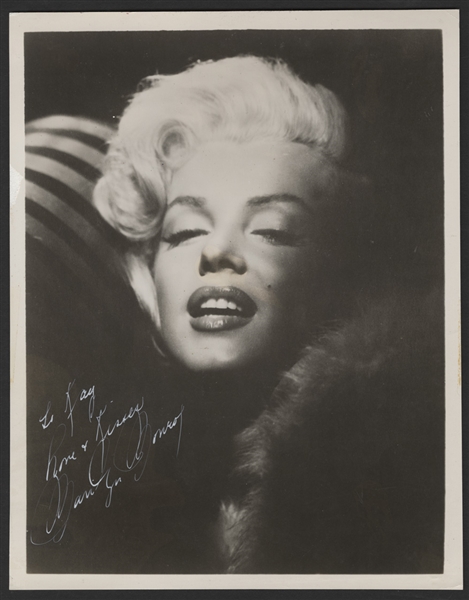 Marilyn Monroe Secretarial Signed & Inscribed Original Photograph