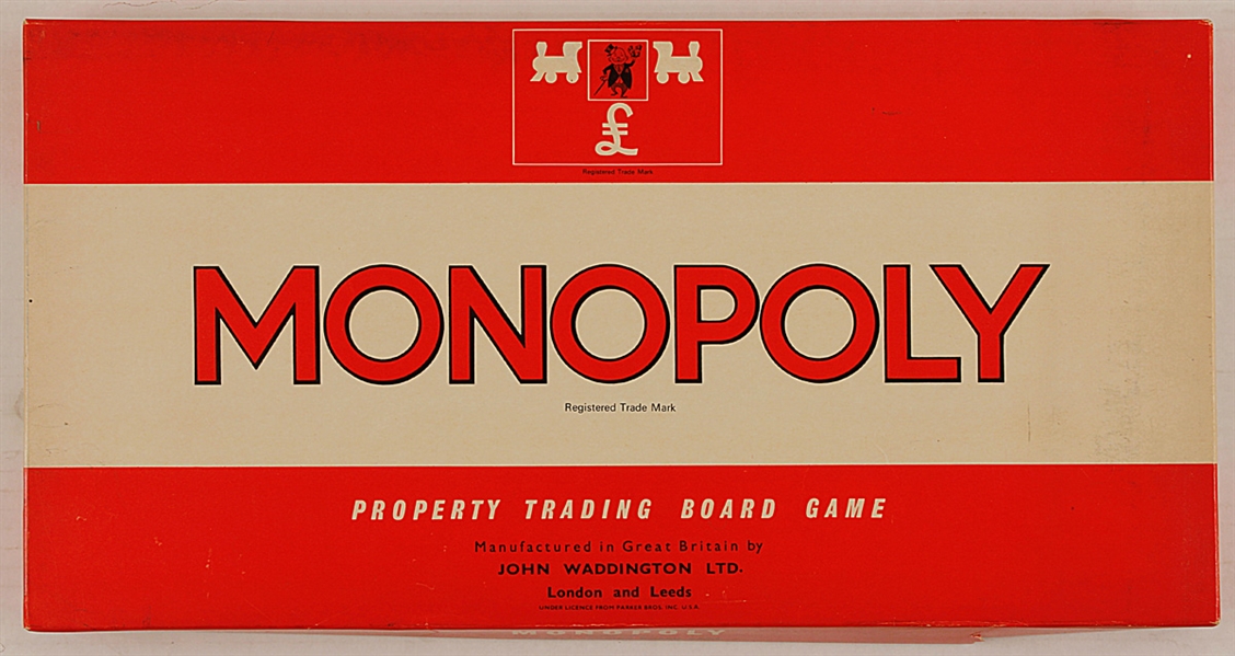 Vintage British Monopoly Game Gifted by Derek Taylor