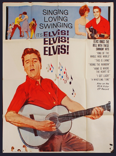Elvis Presley "Kid Galahad" Original Movie Poster 
