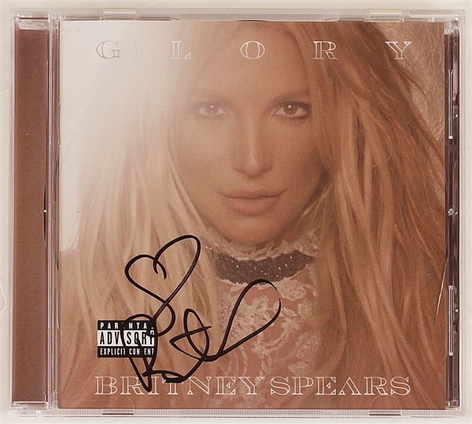 Britney Spears Signed "Glory" C.D.