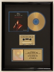 Elvis Presley "He Touched Me" Original RIAA Gold Cassette and C.D. Award